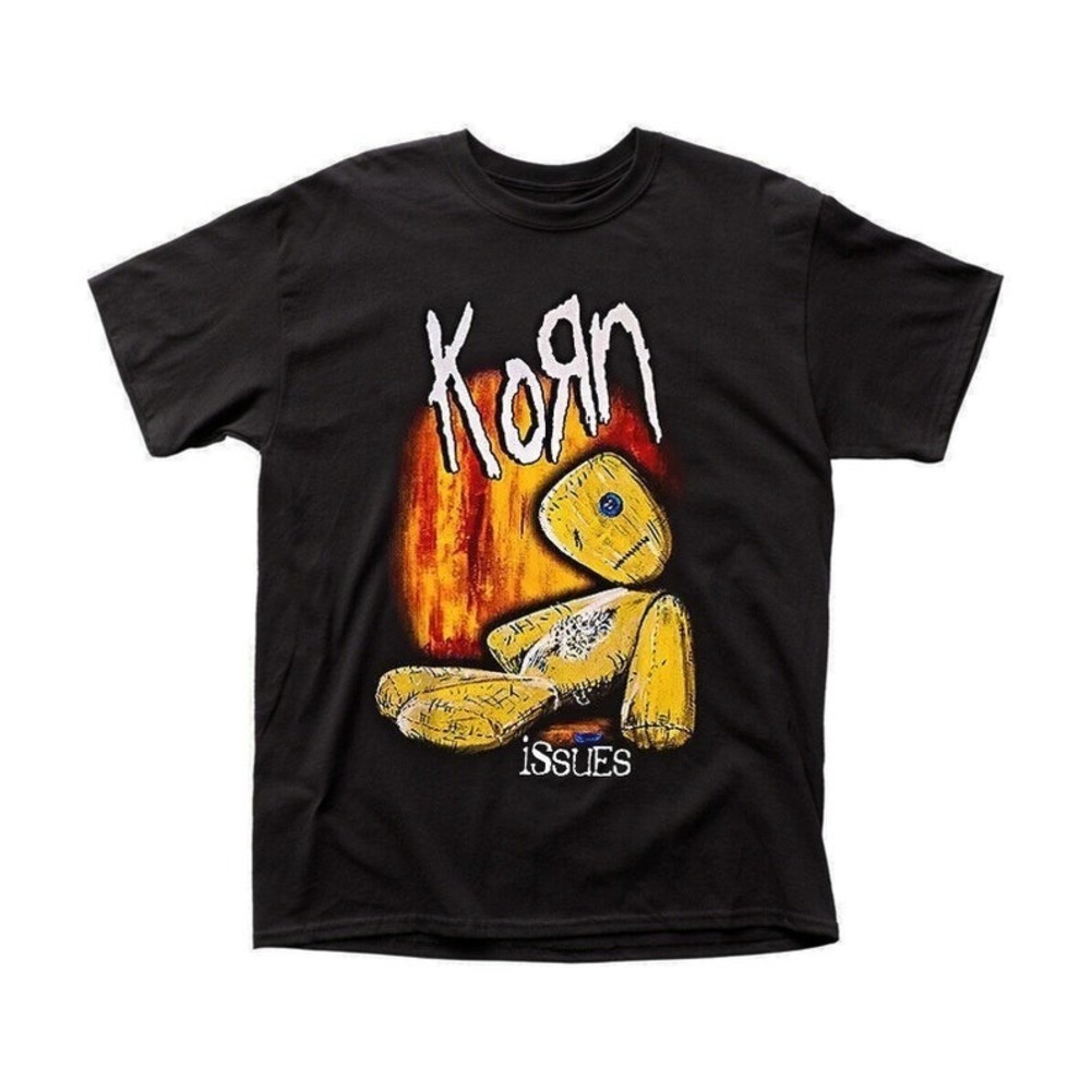 KORN ISSUES Music Band Crewneck Short Sleeve Unisex T-Shirt
